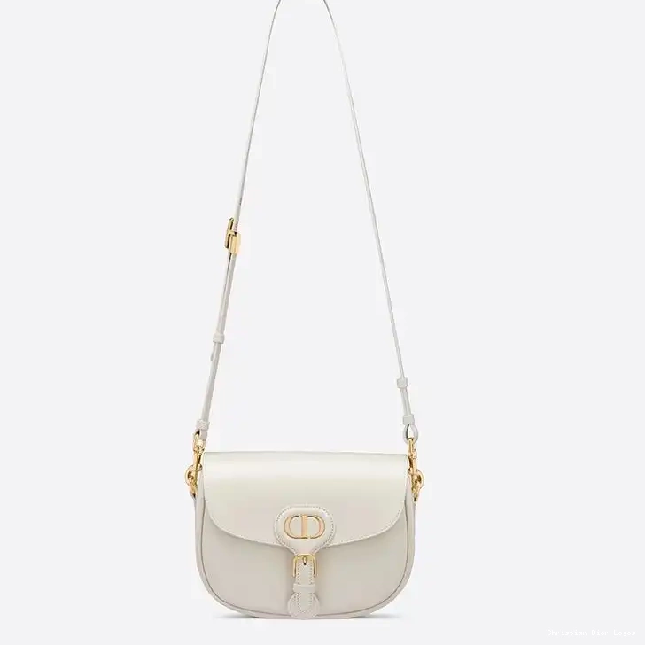 Cheap Bobby Bag Box White Medium Dior Calfskin 0406 Luxury